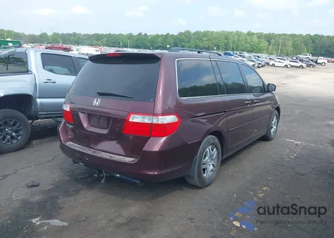 2007 Honda Odyssey Ex из США, поврежденный, VIN 5FNRL38467B405492